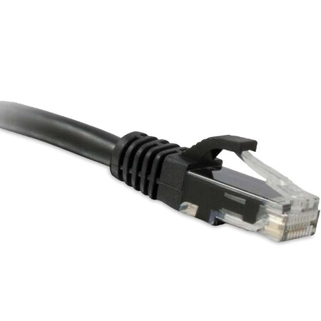 Enet Cat6 Black 5Ft Molded Boot Patch Cbl C6-BK-5-ENC